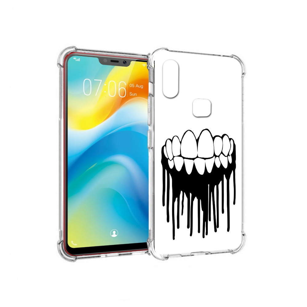 

Чехол MyPads Tocco для Vivo Y85 зубы (PT108269.426.372), Прозрачный, Tocco
