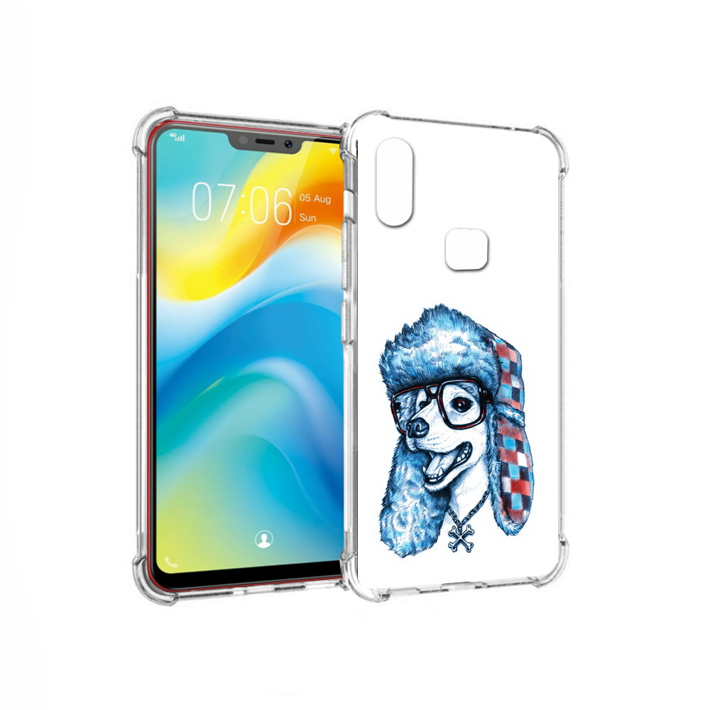 

Чехол MyPads Tocco для Vivo Y85 зимний пес (PT108269.426.362), Прозрачный, Tocco
