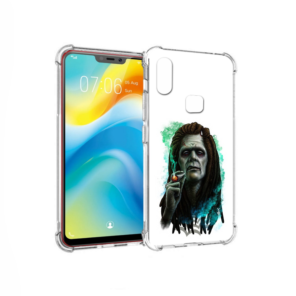 

Чехол MyPads Tocco для Vivo Y85 зеленый мужчина с сигаретой (PT108269.426.360), Прозрачный, Tocco