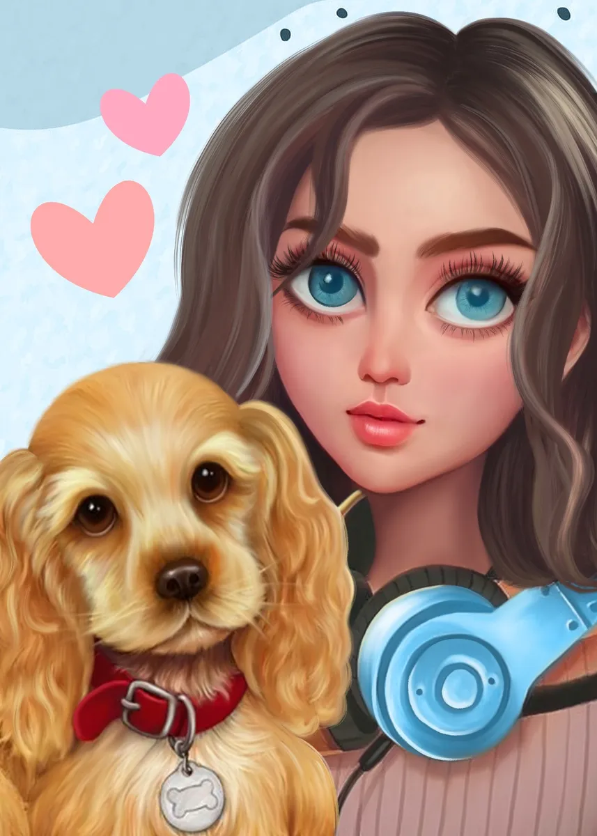 

Алмазная мозаика со стразами KiKi MOD030 - Лучшие друзья 30x40, Лучшие друзья
