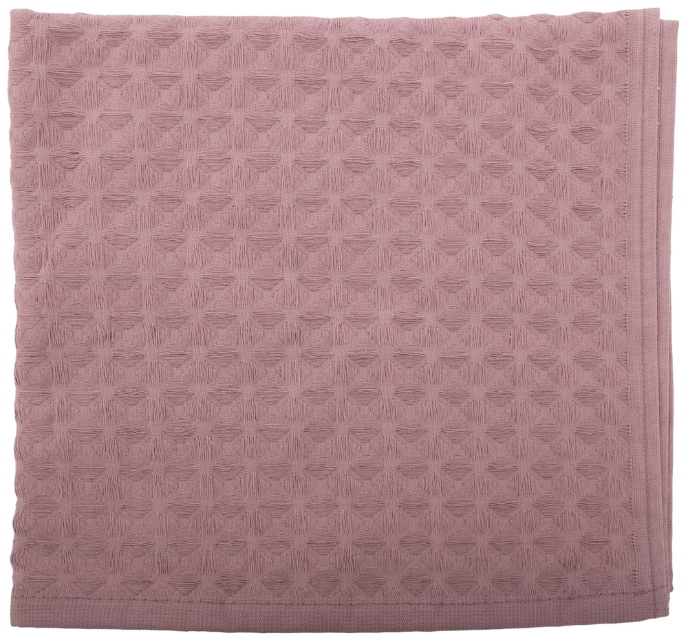 Полотенце НТК Cottonika 15 х 15 10 х 150 см вафельное розовое