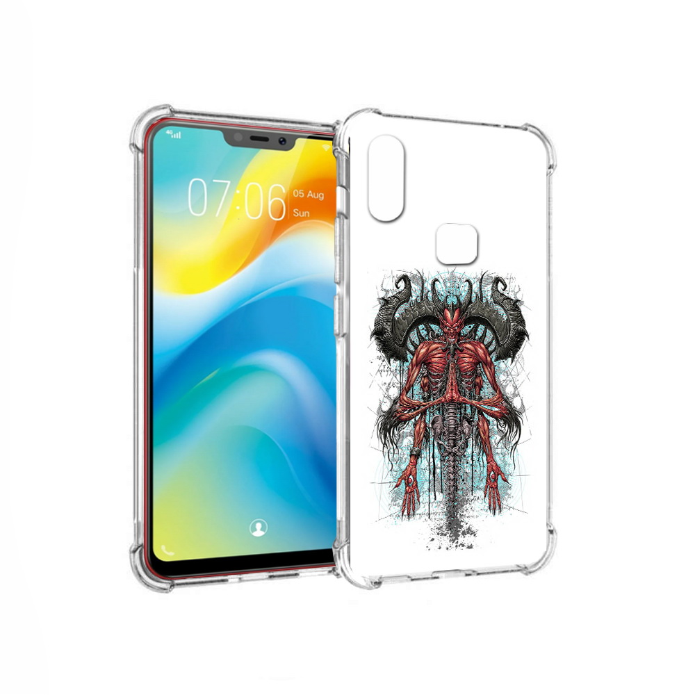 

Чехол MyPads Tocco для Vivo Y85 дьявол (PT108269.426.340), Прозрачный, Tocco