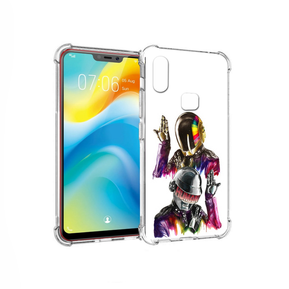 

Чехол MyPads Tocco для Vivo Y85 диско космонавты (PT108269.426.329), Прозрачный, Tocco