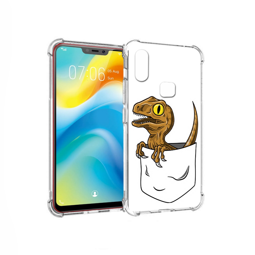 

Чехол MyPads Tocco для Vivo Y85 динозавр в кармане (PT108269.426.327), Прозрачный, Tocco