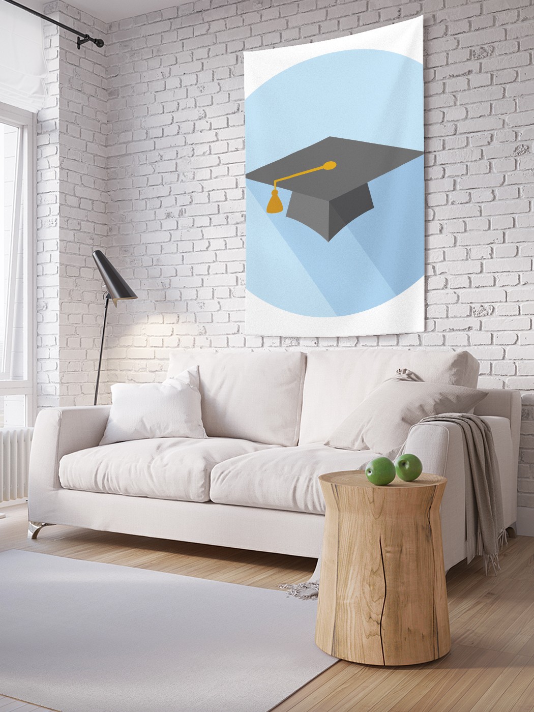 

Вертикальное фотопанно на стену JoyArty Векторный бонет 150x200 см, Векторный бонет