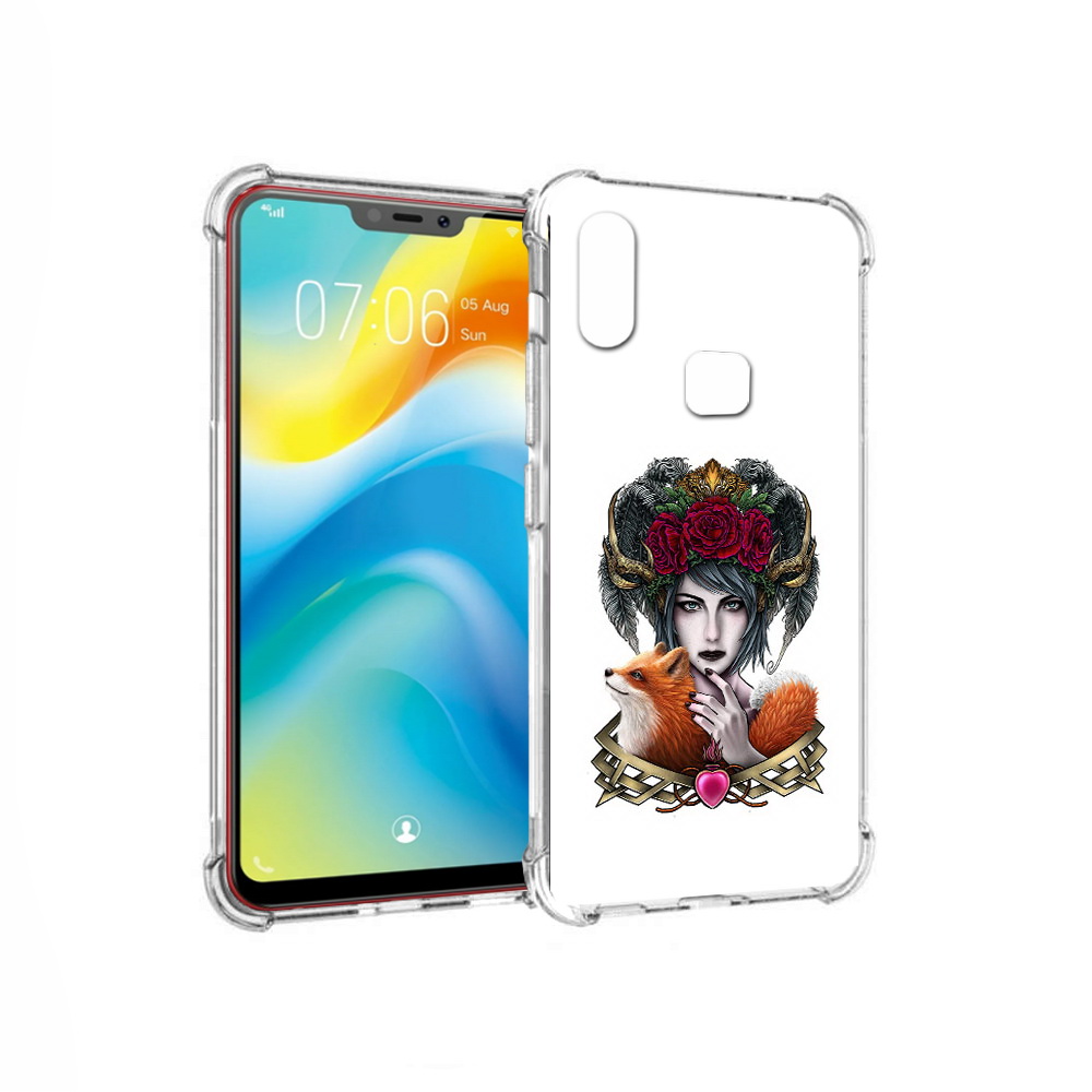 

Чехол MyPads Tocco для Vivo Y85 девушка с лисой (PT108269.426.314), Прозрачный, Tocco