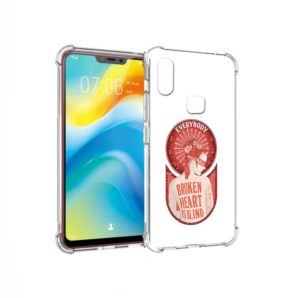 

Чехол MyPads Tocco для Vivo Y85 девушка разбитое сердце (PT108269.426.310), Прозрачный, Tocco