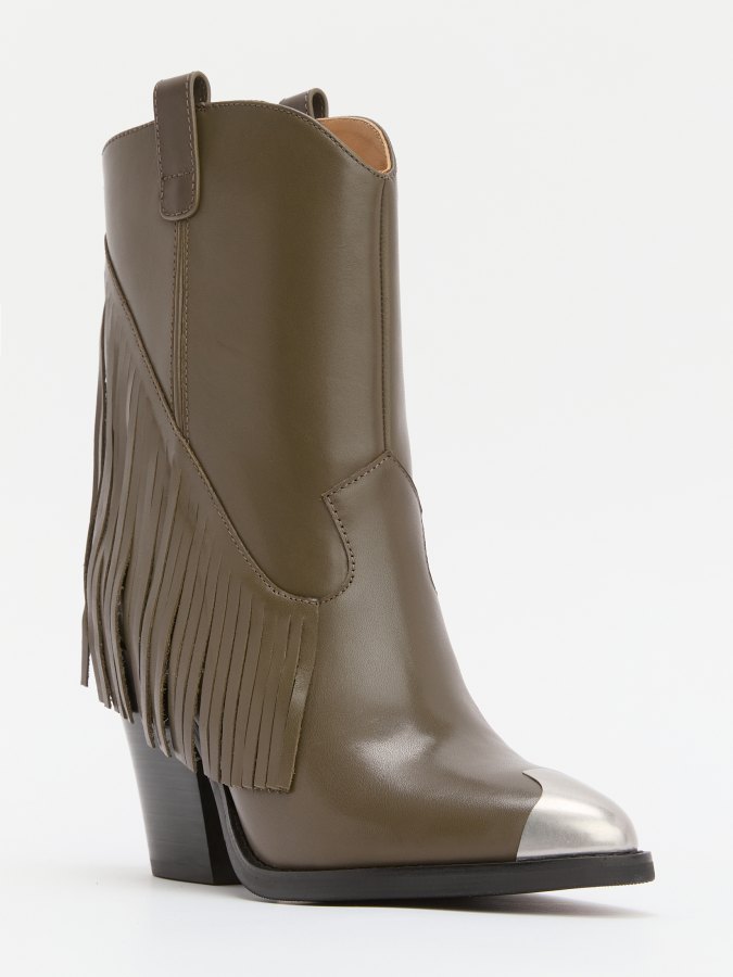 

Полусапоги женские Tendance CLF801K-08 хаки 38 EU, CLF801K-08