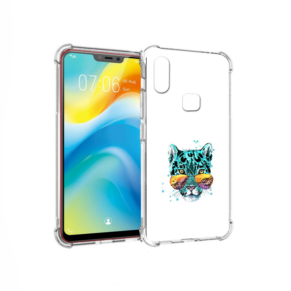 

Чехол MyPads Tocco для Vivo Y85 голубой лео (PT108269.426.294), Прозрачный, Tocco