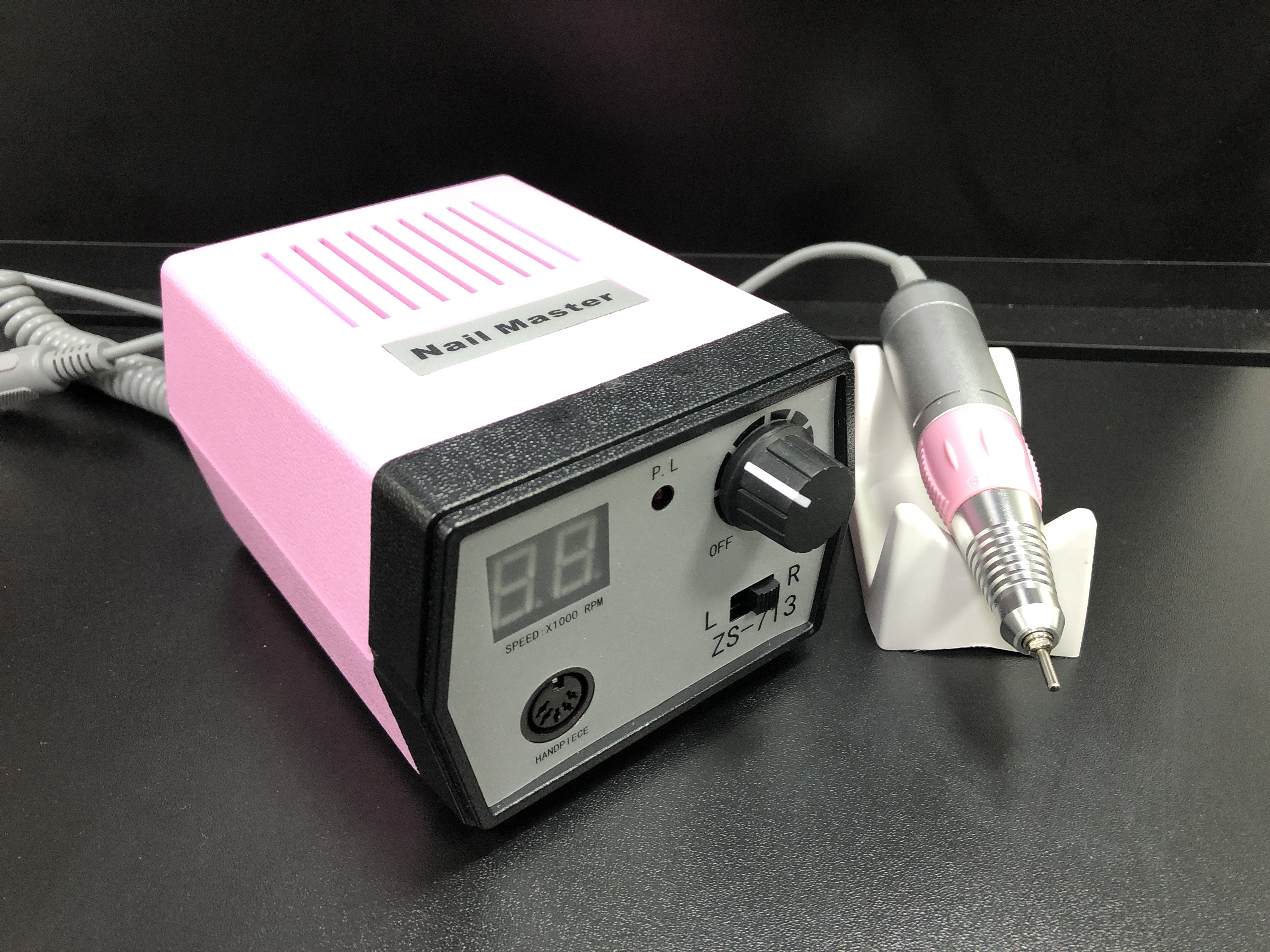Аппарат для маникюра и педикюра Global Fashion 35000 оборотов ZS-713 pink