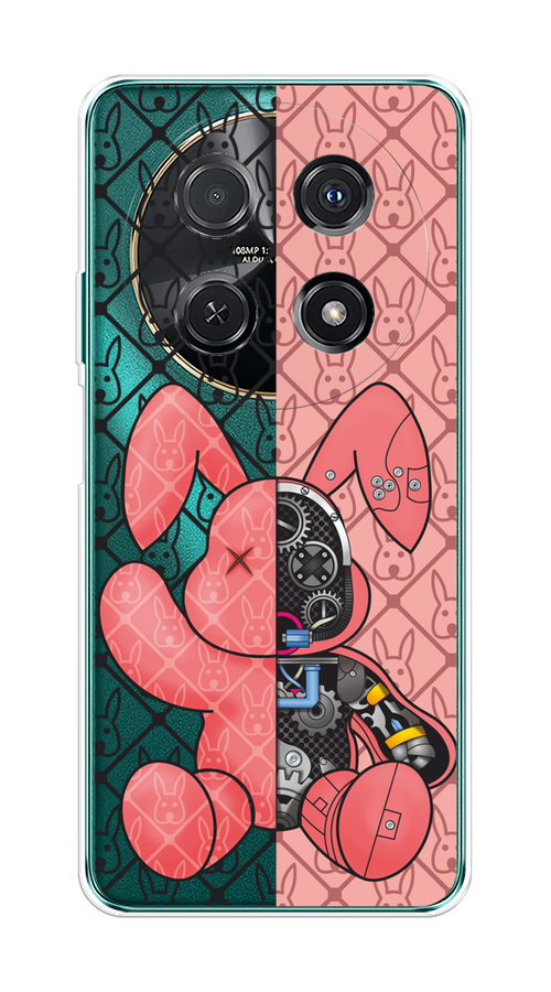 

Чехол на Huawei Nova 12i "Киборг-заяц розовый", Розовый;прозрачный;черный, 6123950-1