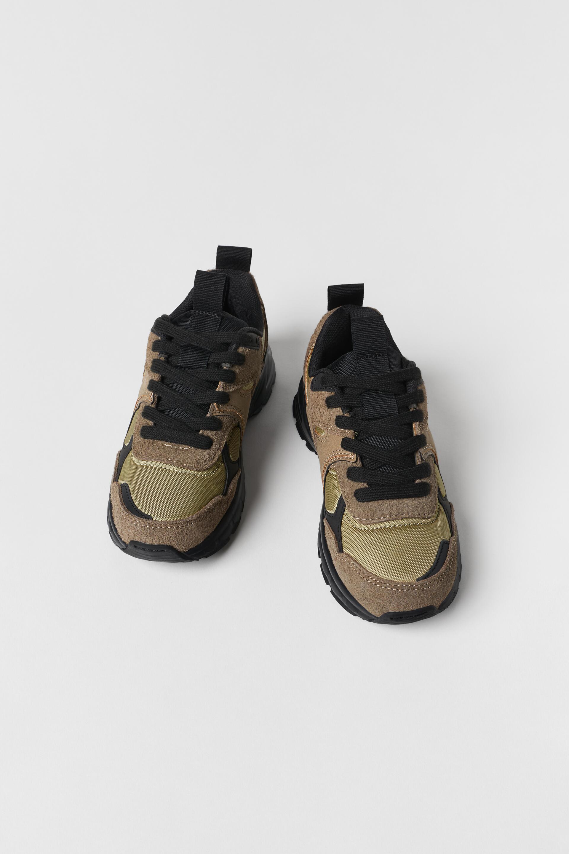 

Кроссовки ZARA 1435003018331, бежевый, 31 (доставка из-за рубежа), 14350030183
