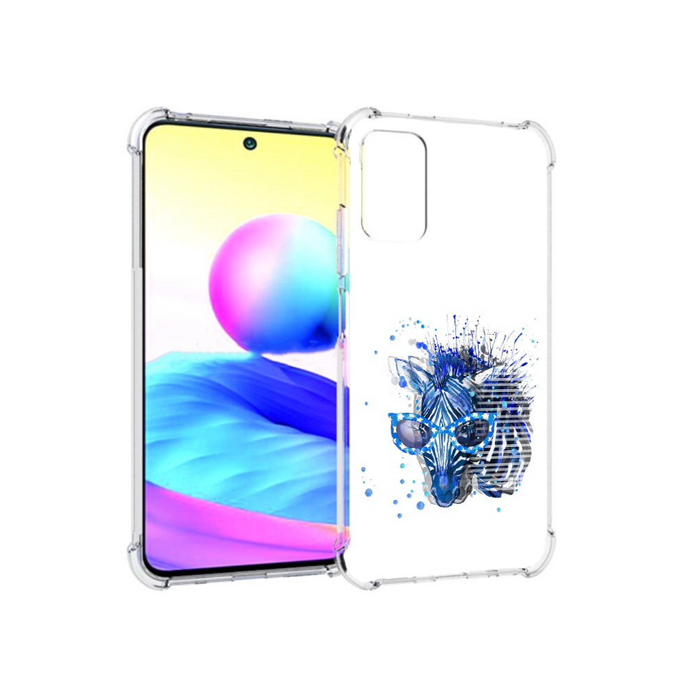 Чехол MyPads Tocco для Xiaomi Redmi Note 10 5G расплывчатая зебра (PT162080.297.577)