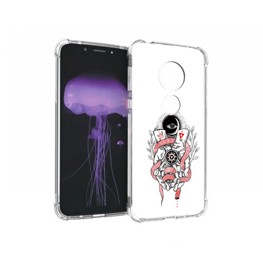 

Чехол MyPads Tocco для Motorola Moto G7 абстрация связанные руки (PT123662.354.213), Прозрачный, Tocco