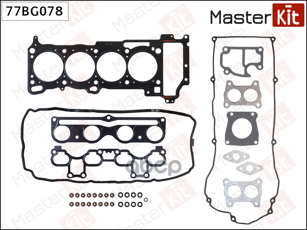 Набор прокладок верхний NISSAN Almera/Primera 1.8 QG18DE Masterkit 77BG078