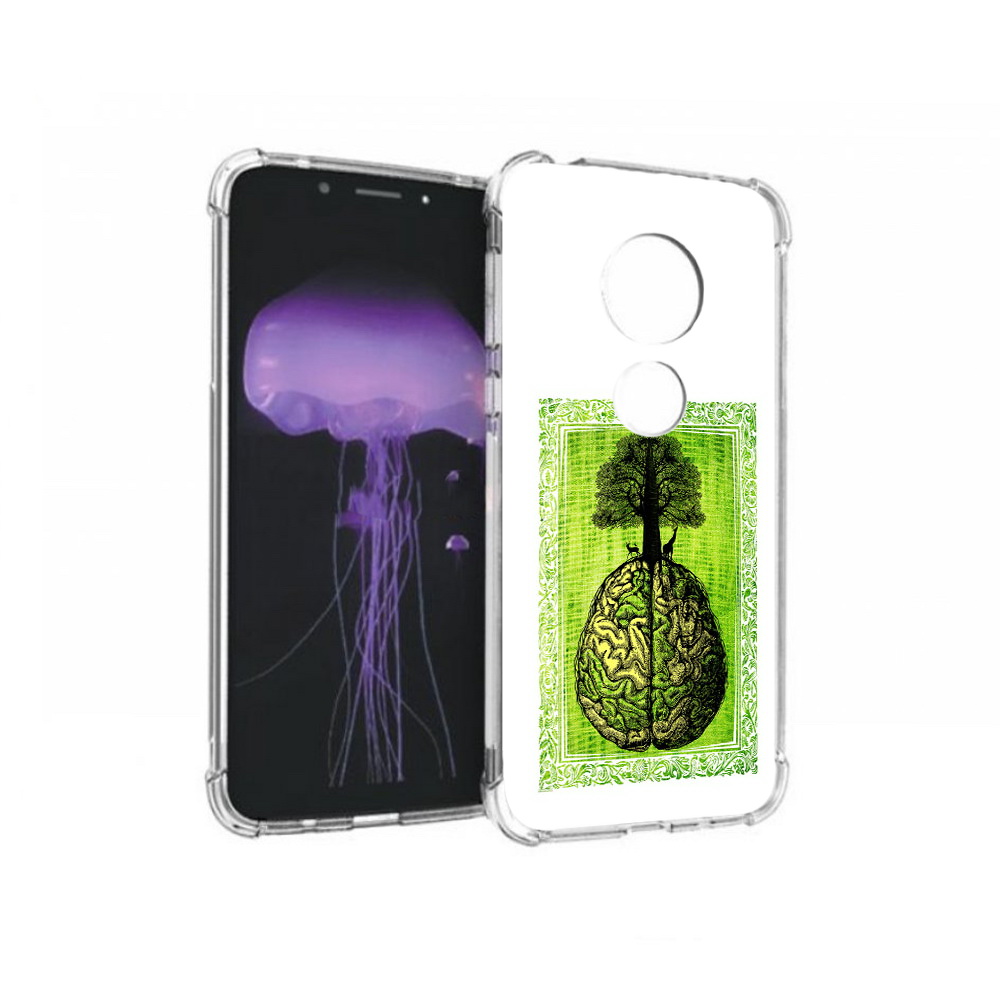 

Чехол MyPads Tocco для Motorola Moto G7 абстракция здоровый мозг (PT123662.354.211), Прозрачный, Tocco