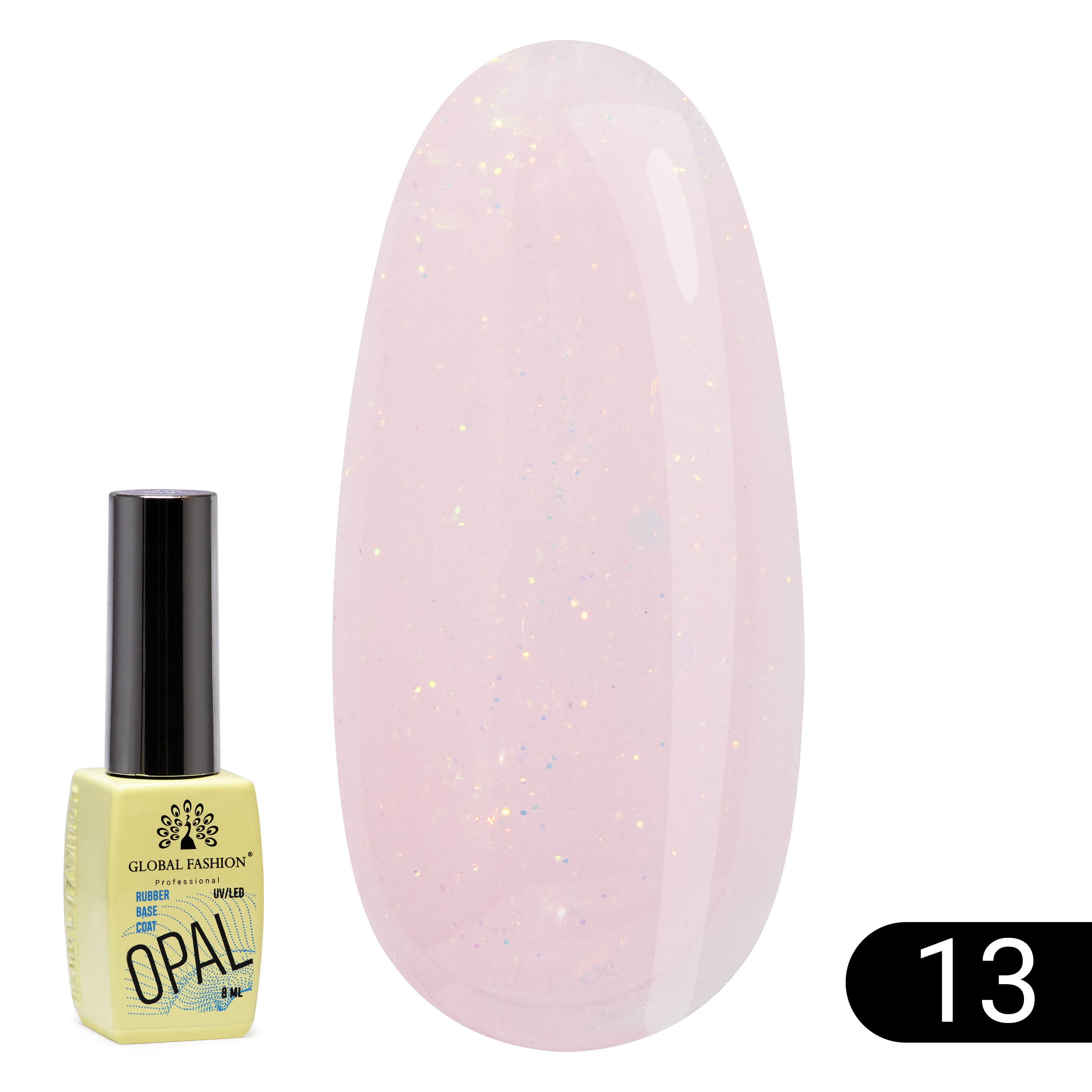 Каучуковая база Global Fashion Opal 13 8 мл