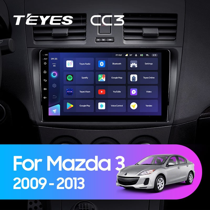 Штатная магнитола Teyes CC3L 432 Mazda 3 2 2009-2013 2670000₽