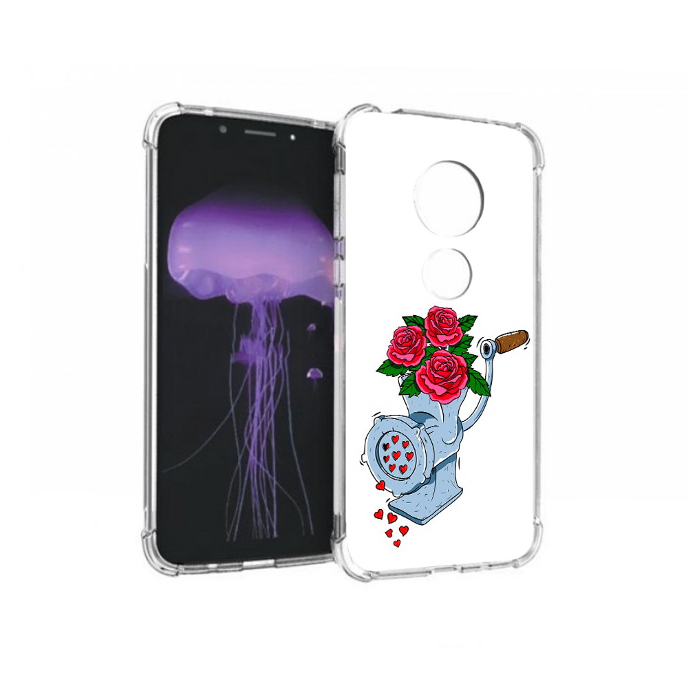 

Чехол MyPads Tocco для Motorola Moto G7 Цветочные сердца (PT123662.354.199), Прозрачный, Tocco