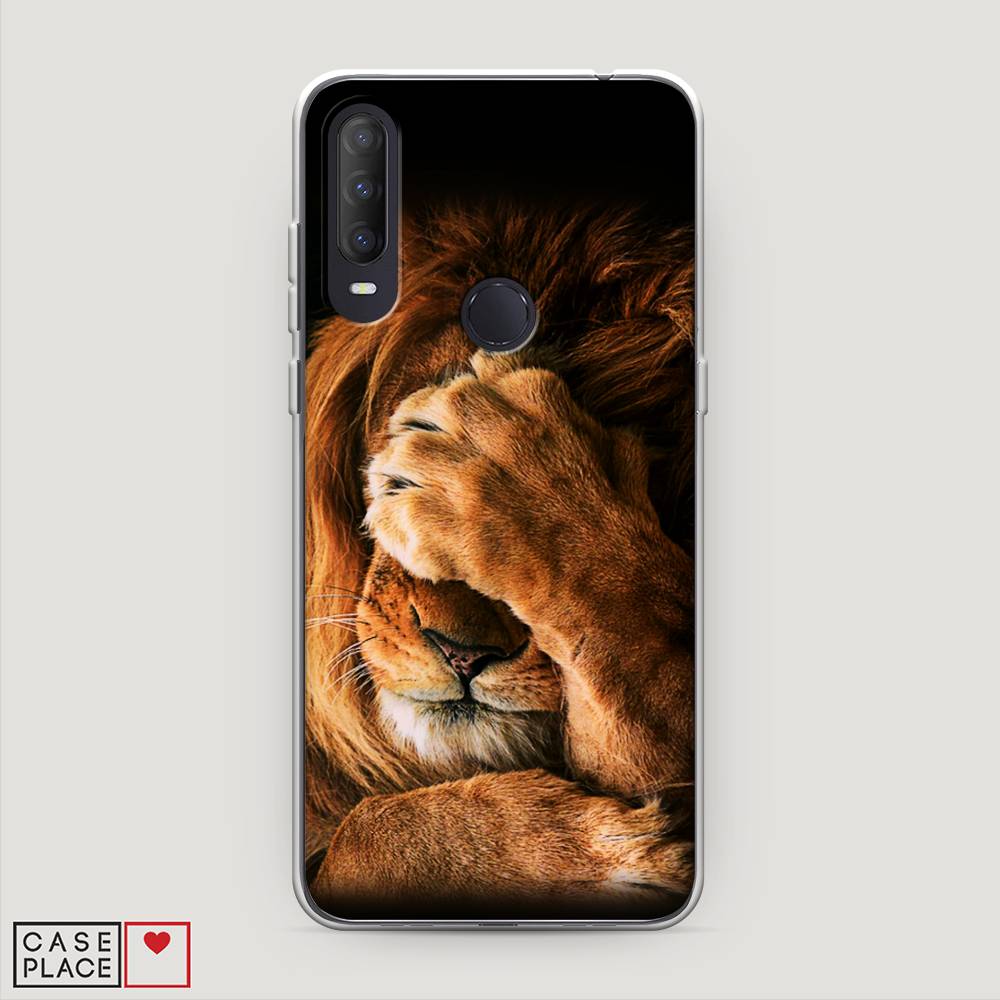 

Чехол Awog на Alcatel 1S (2020) / Алкатель 1S (2020) "Львиный стыд", Разноцветный, 170850-1