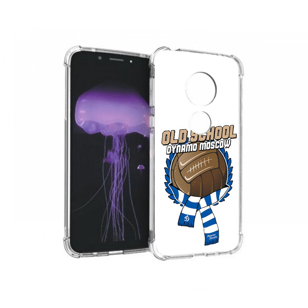 

Чехол MyPads Tocco для Motorola Moto G7 ФК Динамо олд скул (PT123662.354.176), Прозрачный, Tocco