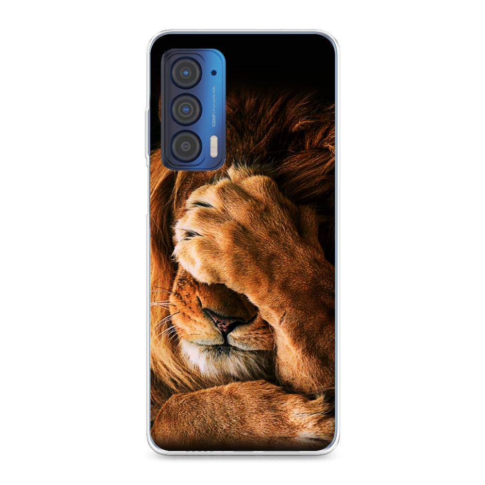 

Чехол Awog на Motorola Edge (2021) "Львиный стыд", Разноцветный, 242950-1