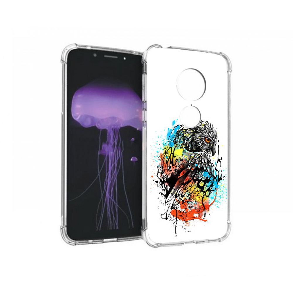 

Чехол MyPads Tocco для Motorola Moto G7 Творческая сова (PT123662.354.170), Прозрачный, Tocco