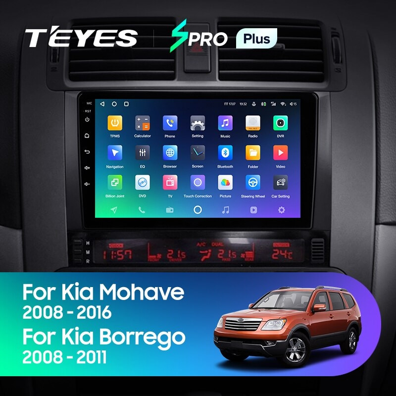 Штатная магнитола Teyes SPRO Plus 464 Kia Mohave 2008-2016 3340000₽