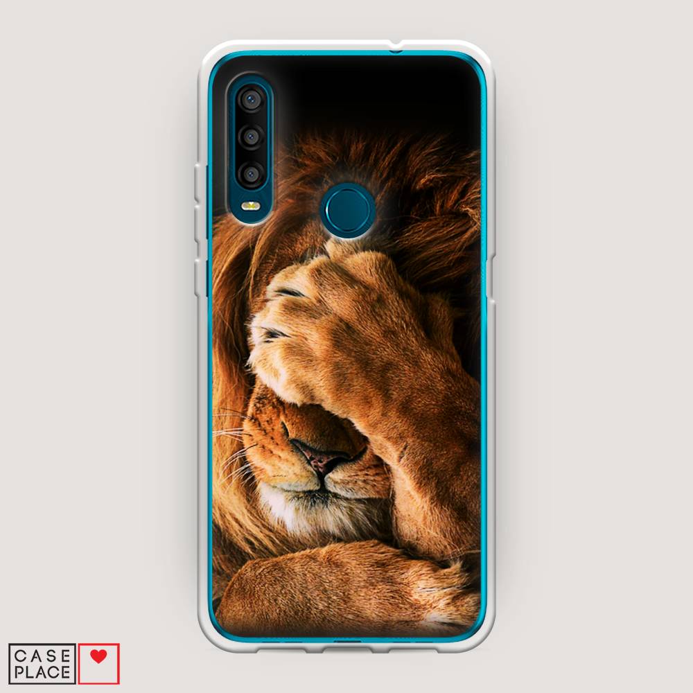

Чехол Awog на Alcatel 1SE (2020) / Алкатель 1SE (2020) "Львиный стыд", Разноцветный, 171250-1