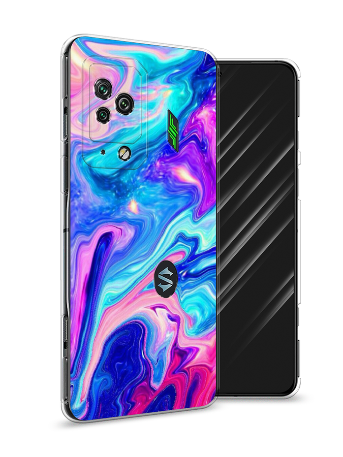 

Чехол Awog на Xiaomi Black Shark 5 Pro "Потеки краски", Разноцветный, 314150-10