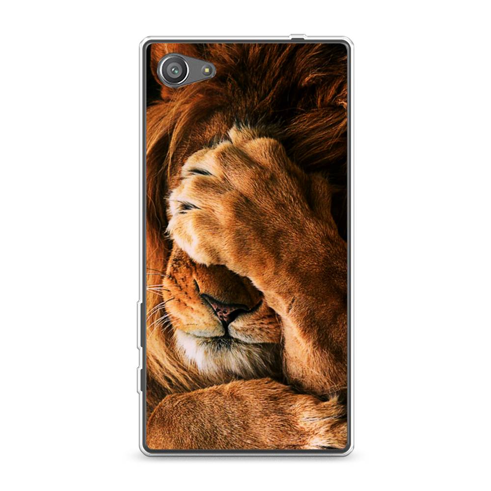 фото Чехол awog "львиный стыд" для sony xperia z5 compact
