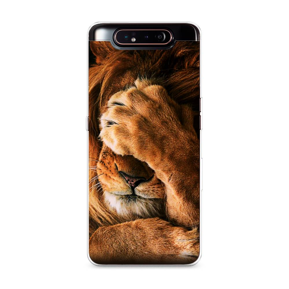 

Чехол Awog на Samsung Galaxy A80 "Львиный стыд", Разноцветный, 28350-1