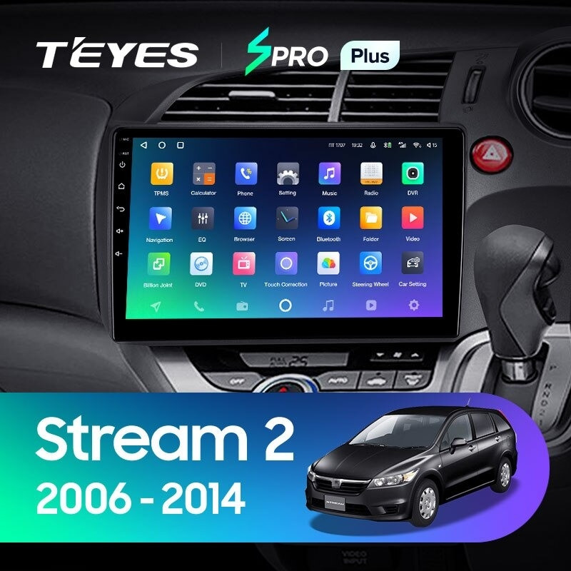 Штатная магнитола Teyes SPRO Plus 432 Honda Stream 2 2006-2014 правый руль 3050000₽