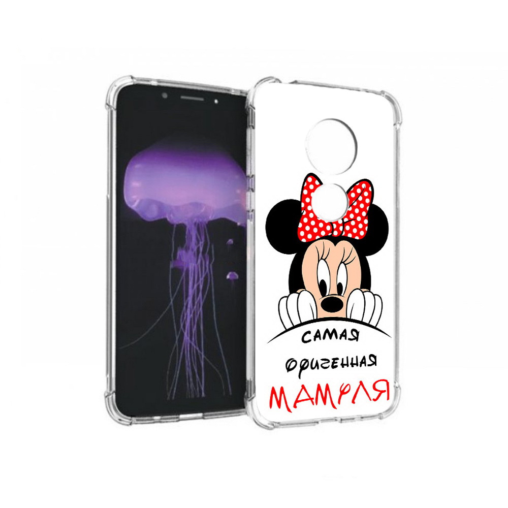 

Чехол MyPads Tocco для Motorola Moto G7 Самая лучшая мамуля Мини Маус (PT123662.354.152), Прозрачный, Tocco