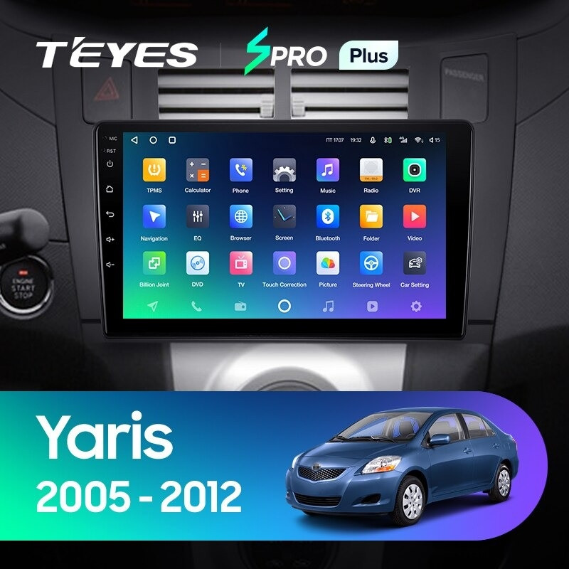 Штатная магнитола Teyes SPRO Plus 464 Toyota Yaris XP90 2005-2012 3380000₽
