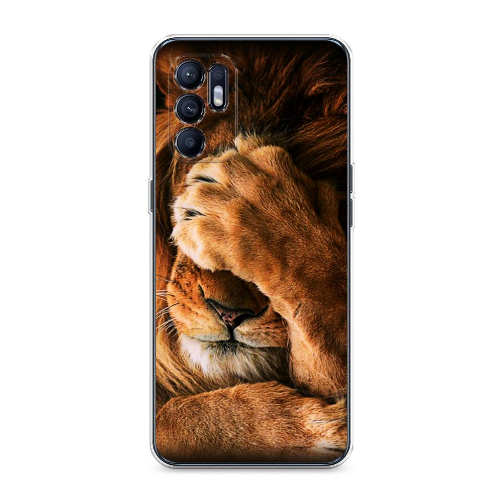

Чехол Awog на Oppo Reno 6 "Львиный стыд", Разноцветный, 257850-1