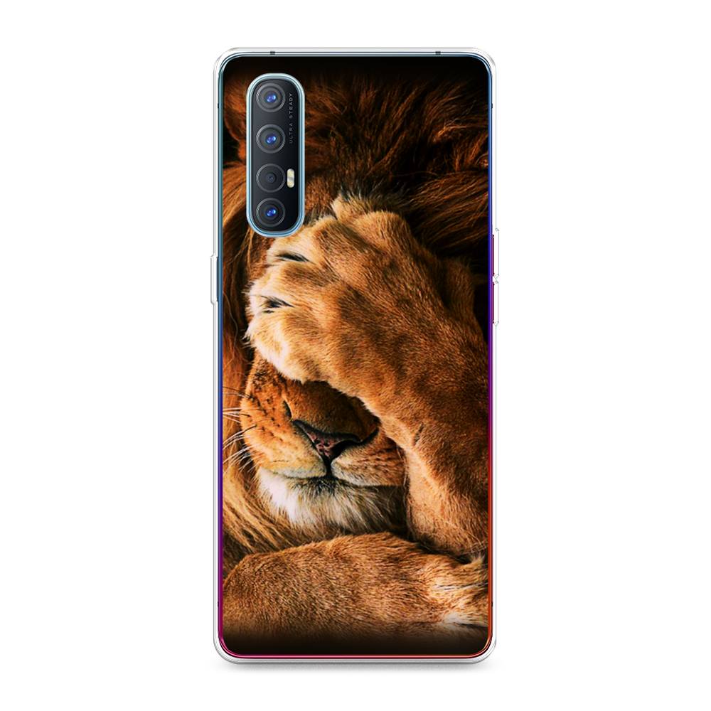 

Чехол Awog на Oppo Reno 3 Pro "Львиный стыд", Разноцветный, 252550-1