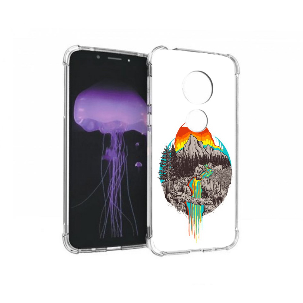 

Чехол MyPads Tocco для Motorola Moto G7 Радужный водопад (PT123662.354.144), Прозрачный, Tocco