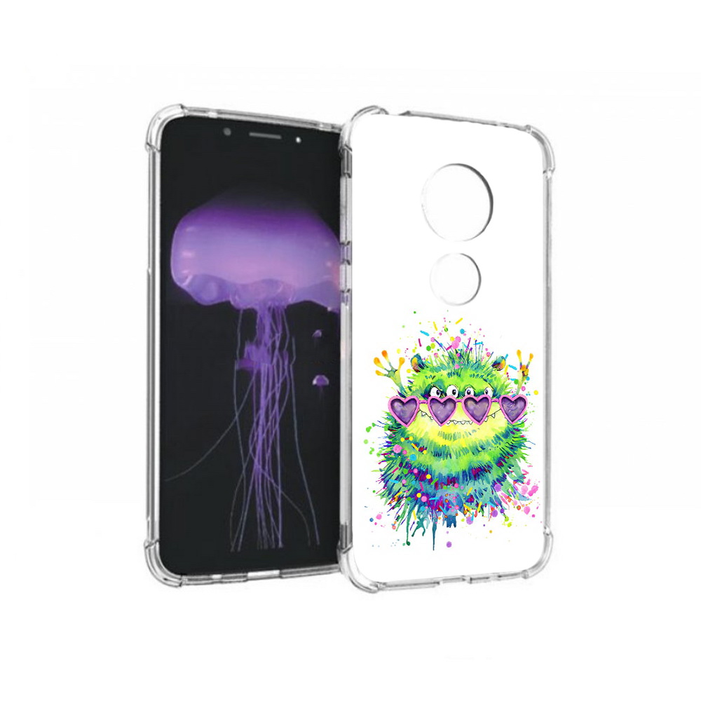 

Чехол MyPads Tocco для Motorola Moto G7 Пушистый персонаж (PT123662.354.142), Прозрачный, Tocco