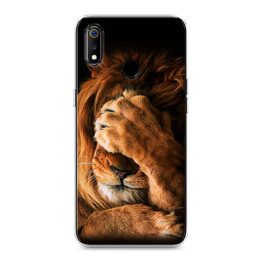 

Чехол Awog на Realme 3 "Львиный стыд", Разноцветный, 251050-1