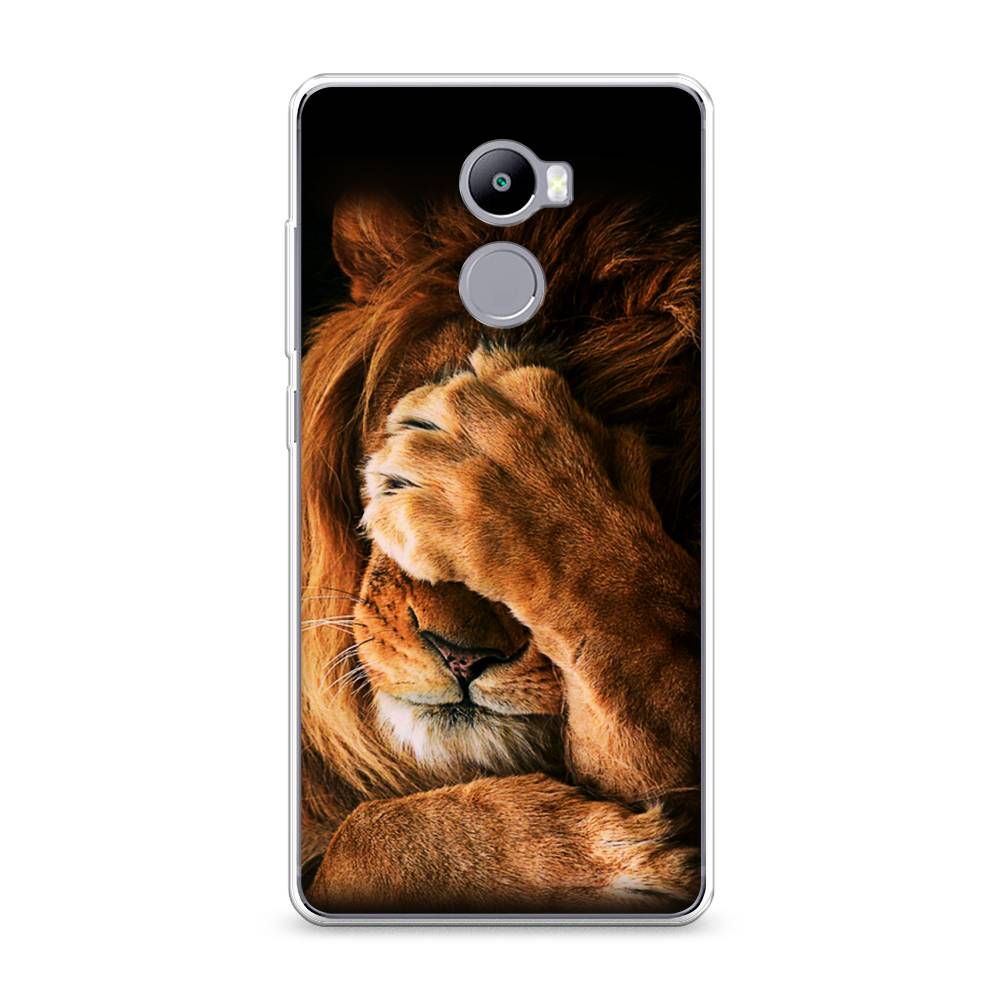

Чехол Awog на Xiaomi Redmi 4 "Львиный стыд", Разноцветный, 31150-1