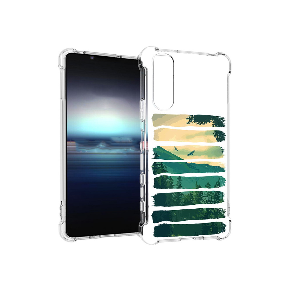 

Чехол MyPads Tocco для Sony Xperia 5 Лесная чаща (PT154834.228.107), Прозрачный, Tocco