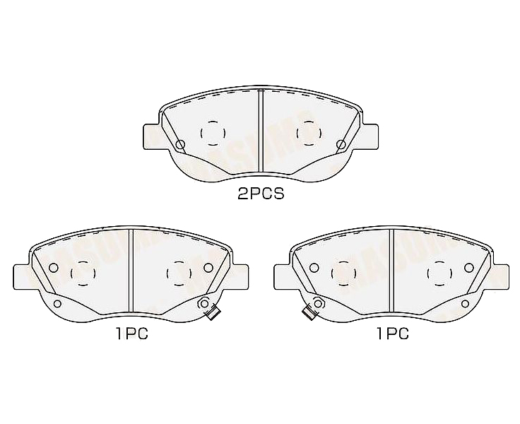 

Колодки Тормозные Toyota Avensis (T271) 08- Передние Masuma Masuma арт. MS1908