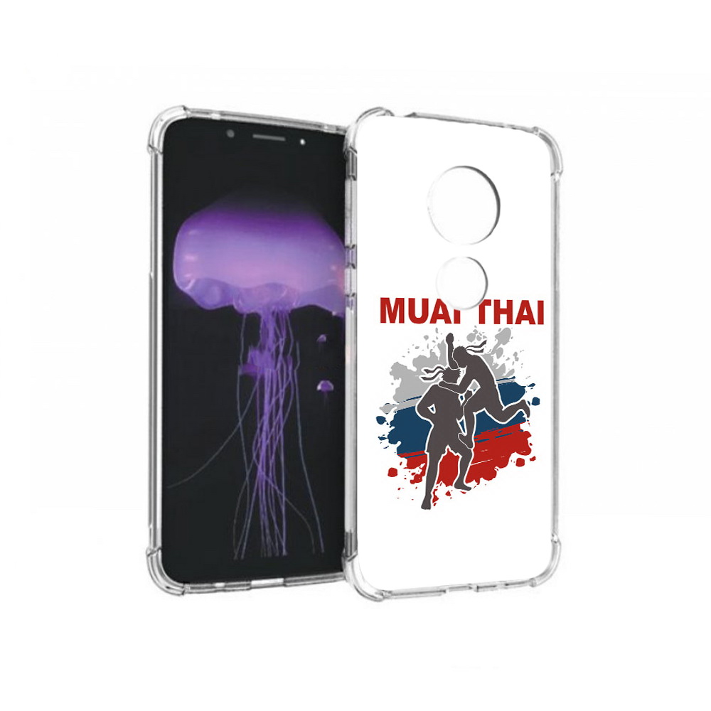 

Чехол MyPads Tocco для Motorola Moto G7 Муайтай (PT123662.354.123), Прозрачный, Tocco