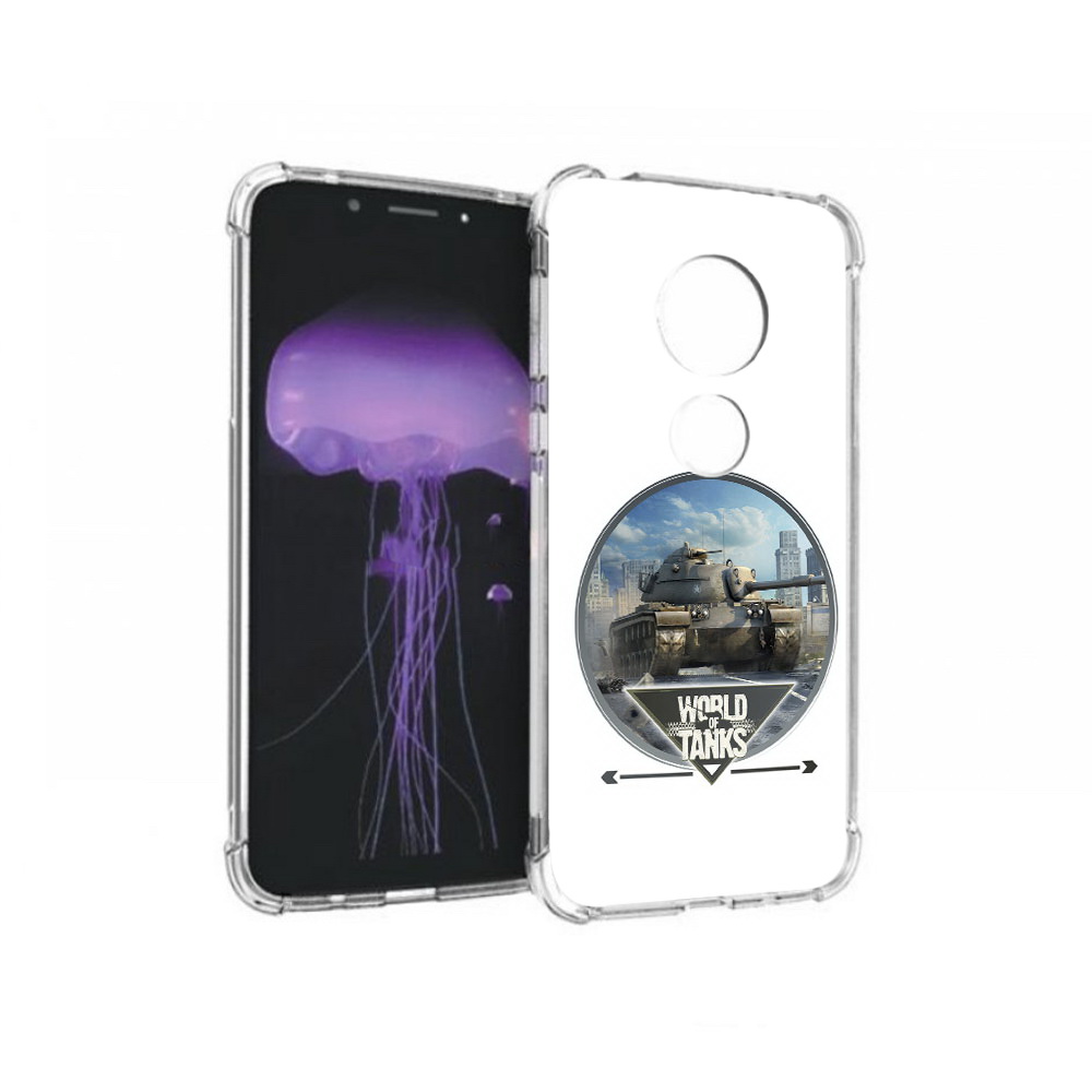 

Чехол MyPads Tocco для Motorola Moto G7 Мир танков (PT123662.354.119), Прозрачный, Tocco