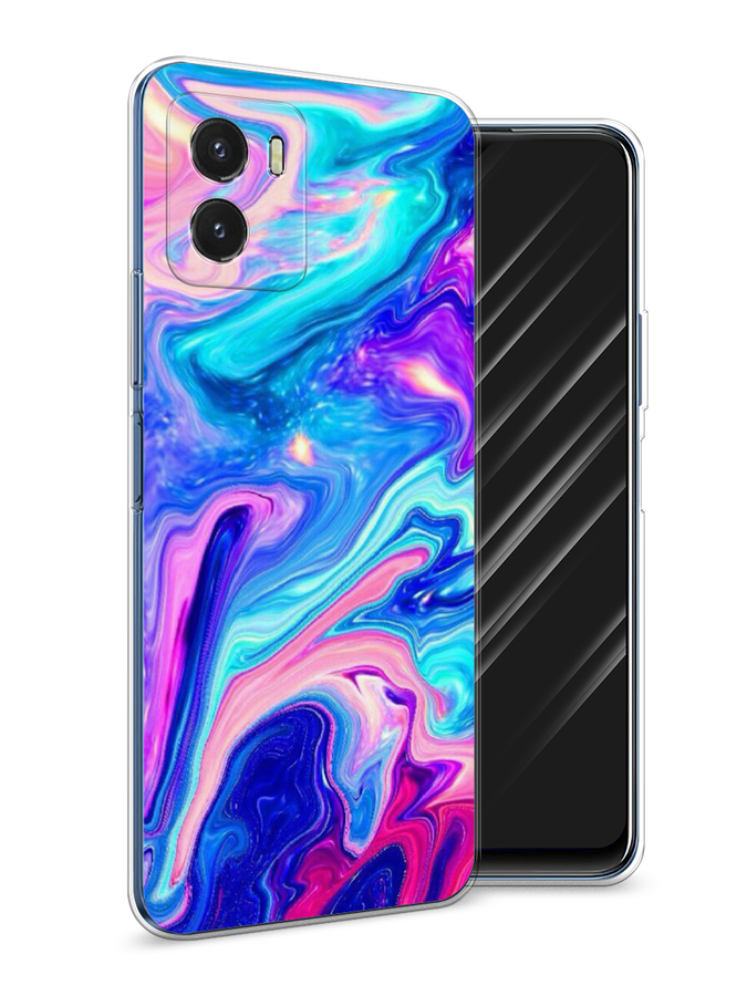 

Чехол Awog на Vivo Y10 "Потеки краски", Разноцветный, 266450-10
