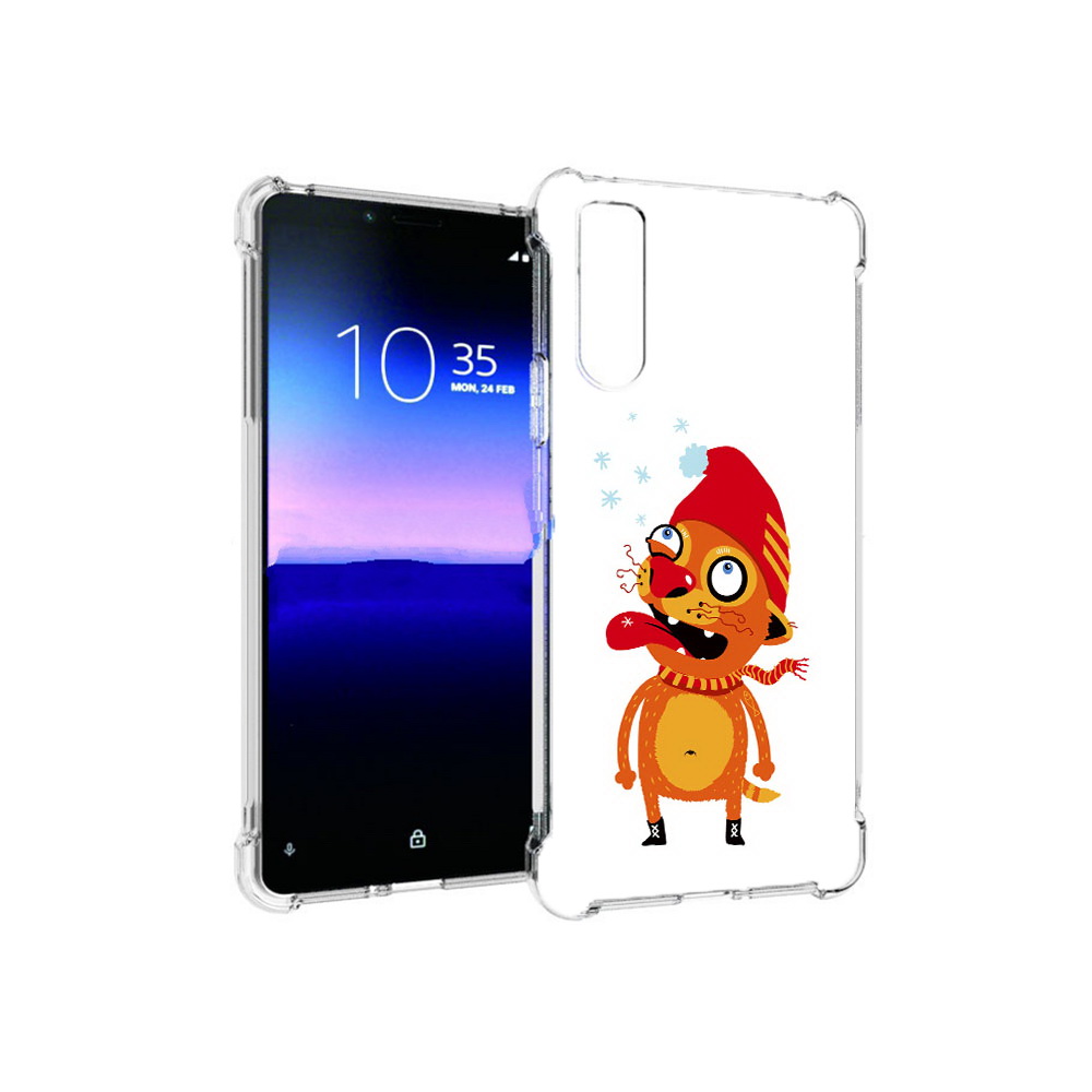 

Чехол MyPads Tocco для Sony Xperia 10 II Зимний кот (PT158941.227.88), Прозрачный, Tocco