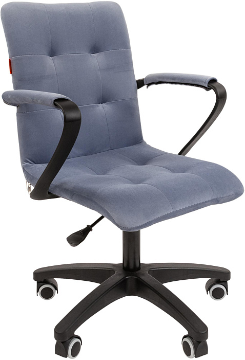 

Офисное кресло Chairman 030 Т-71 (обивка: велюр, с подлокотниками, Blue)