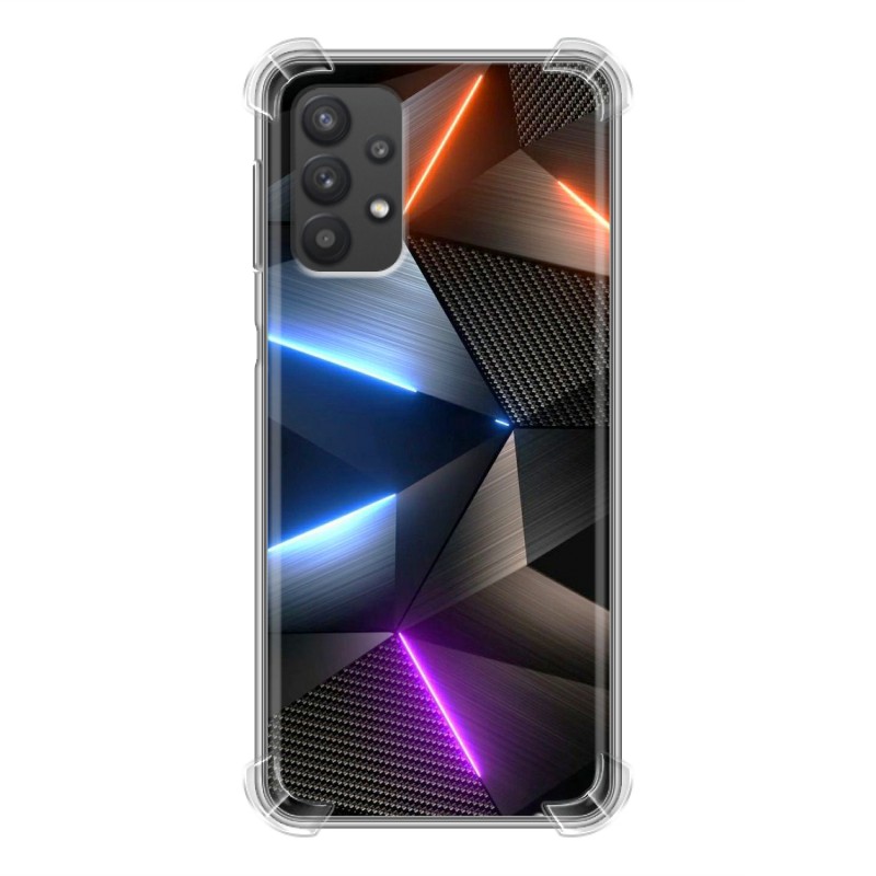 фото Дизайнерский силиконовый чехол для samsung galaxy a32 яркие абстракции 100gadgets