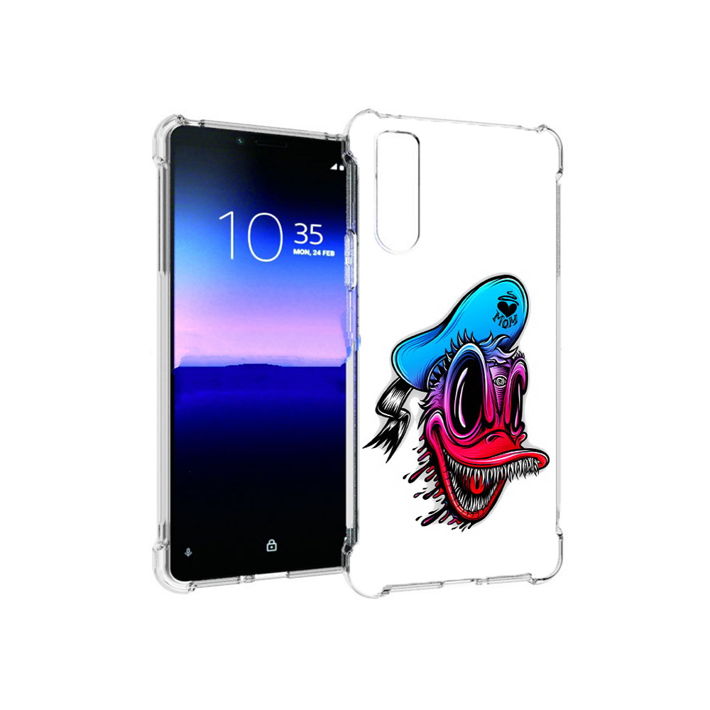 

Чехол MyPads Tocco для Sony Xperia 10 II Дональд (PT158941.227.71), Прозрачный, Tocco